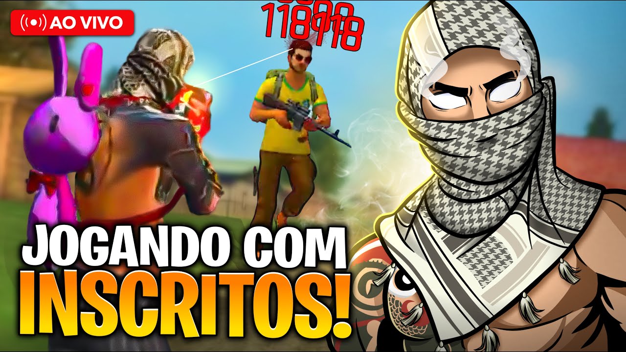 🔥 X1 DOS CRIAS PREMIADO AO VIVO - SALAS PERSONALIZADAS COM INSCRITOS, 4X4  🔥 FREE FIRE AO VIVO 🔥 