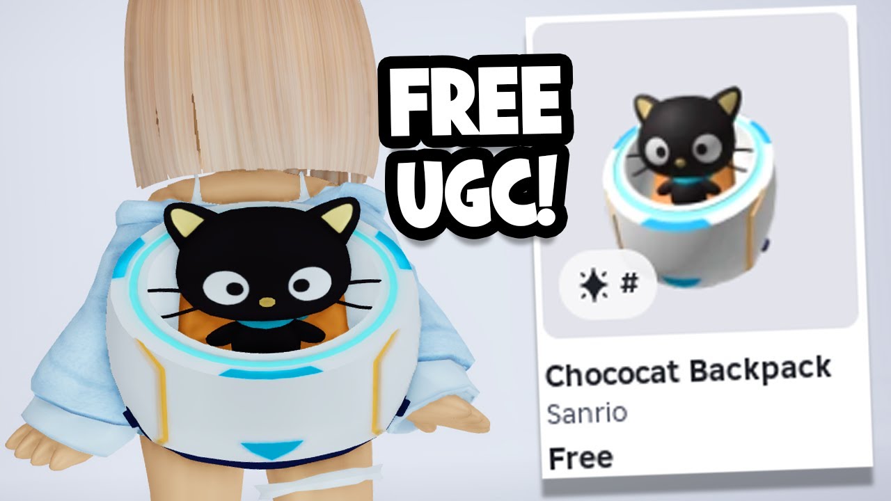 GET THIS *FREE* SANRIO CHOCOCAT BACKPACK UGC NOW! 😍 ROBLOX 2025 - YouTube