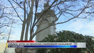 Council votes to remove confederate monument