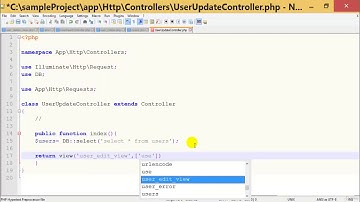 Laravel PHP Framework - Advanced |  Updating Records Laravel