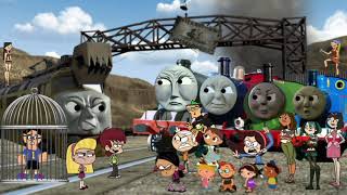 Thomas, Percy, James, Gordon, & Their Friends Confronting Diesel 10 & His Friends To Save Jc
