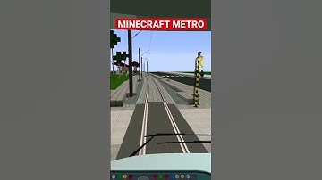Thumbnail of Minecraft Metro arriving at station #train #cabview #gaming #metro#subway #minecraft #minecrafttrain