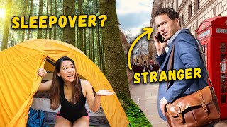 Asking Strangers To Sleepover In The Woods