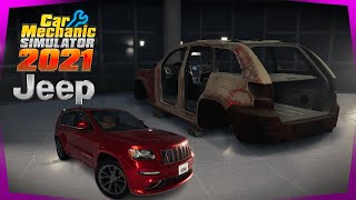 Car Mechanic Simulator 2021: 2012 Jeep Grand Cherokee SRT8 Restoration | Jeep DLC