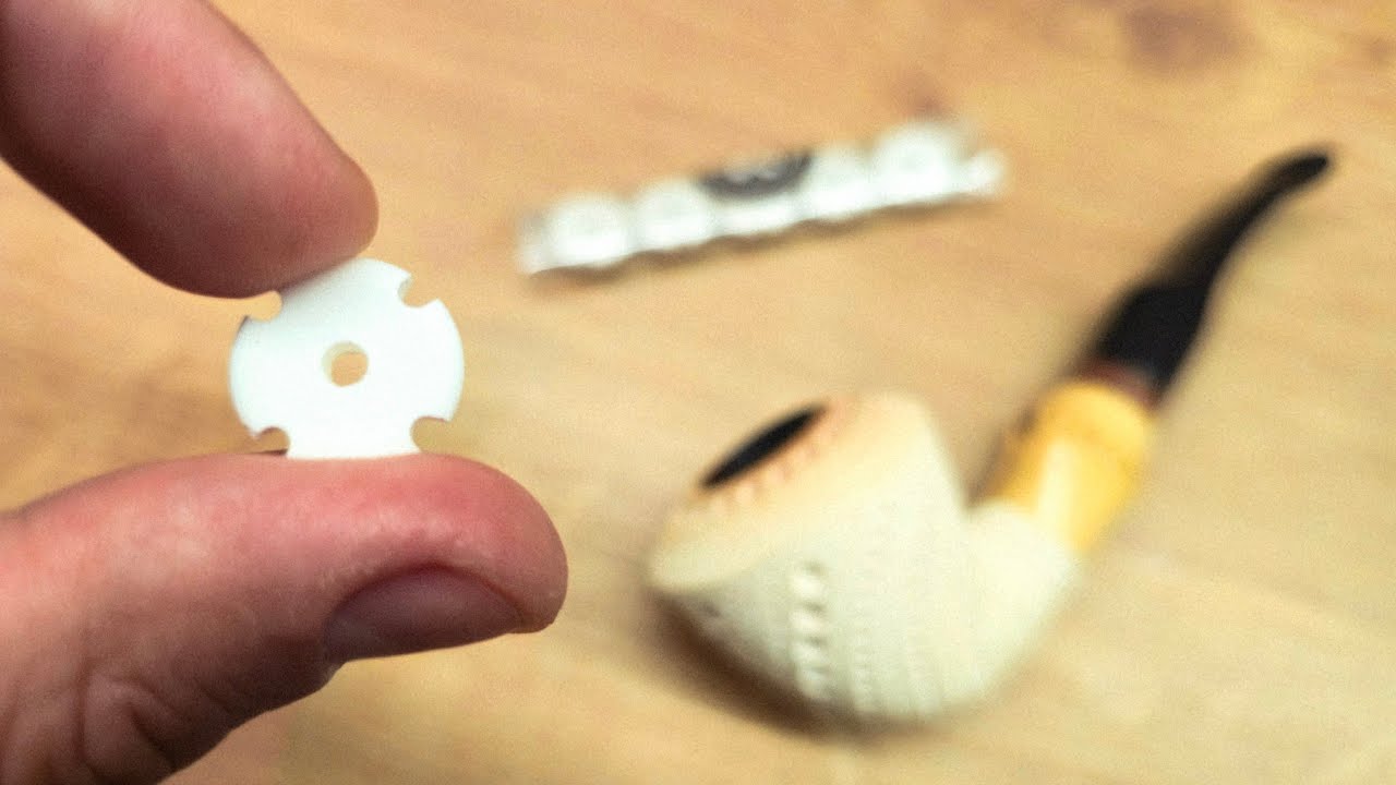 Dublin Meerschaum with a filter inside the bowl?!