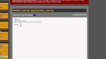 Questionnaire project: enter questions