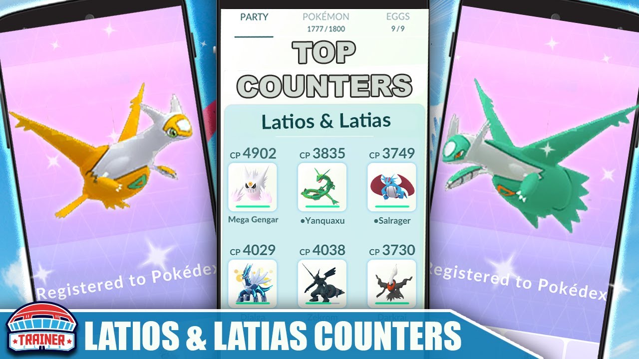 THE SHINY *LATIOS & LATIAS* COUNTER GUIDE! 100 IVs, MOVESET & WEAKNESS