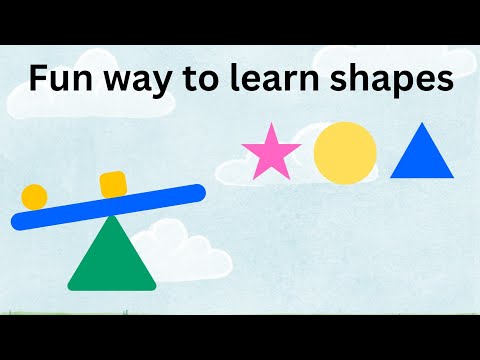 Bouncing into a world of circles, triangles, and squares  🔵🔺◼️ #ShapeDiscovery #PlayfulLearning"