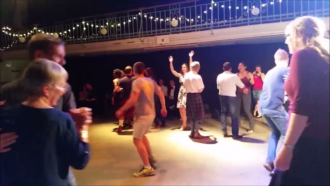 Canadian barn dance Summerhall Edinburgh Ceilidh Club Rock Ceilidh Band formerly Bass Rock Ceilidh