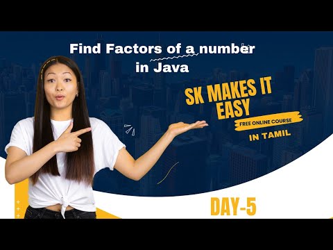 How to find Factors of a given number in Java| Factors program in Java| java programming