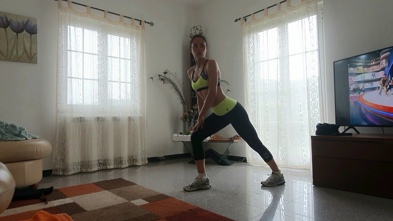 Some Zumba moves at home YouTube