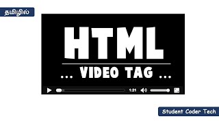 HTML Video tag in Tamil | #21
