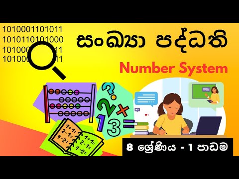 Grade 8 ICT Lesson 1 ස ඛ ය පද ධත