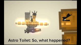 What If The Astro-Toilets Killed G-Man Toilet? Melon Playground