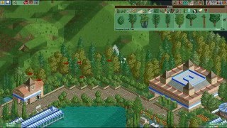 Let's Play Roller Coaster Tycoon 2 - Episode 1 Building The Entrance