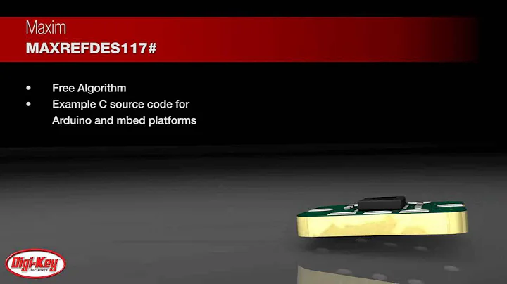 Maxim MAXREFDES117# Evaluation Board | Digi-Key Daily