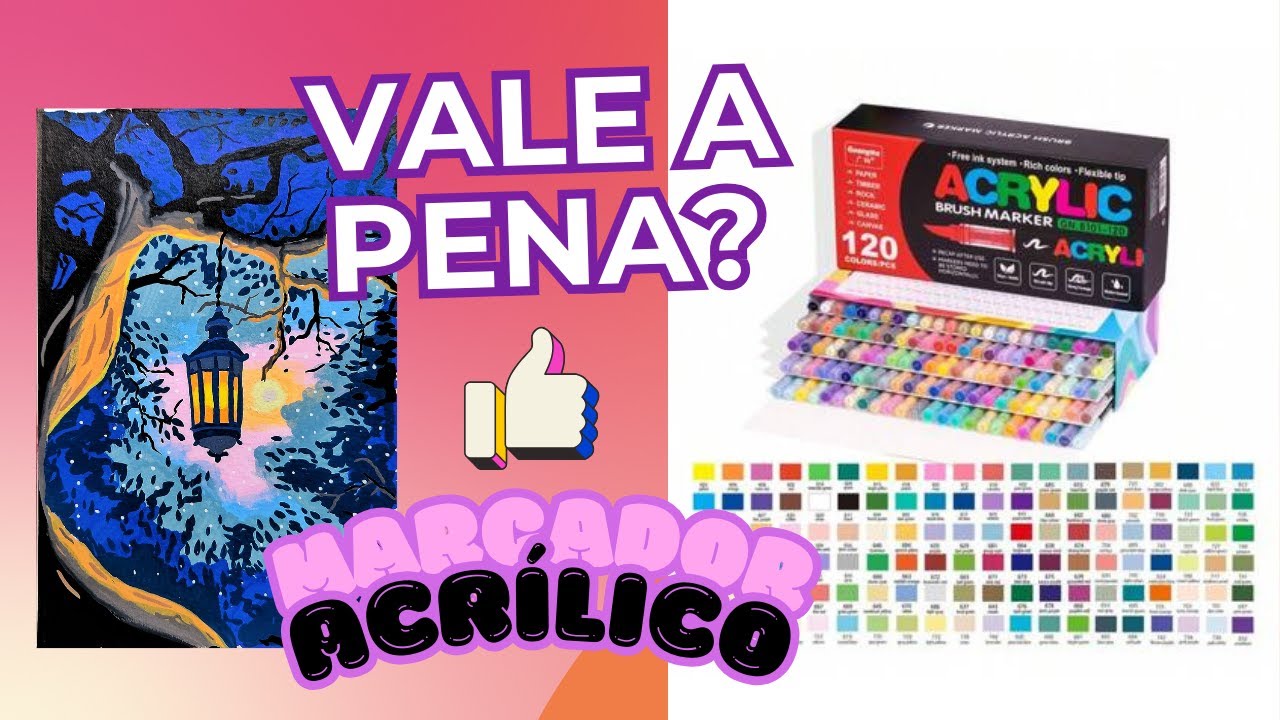 RESENHA Marcadores Acrílicos do AliExpress *GuangNa*