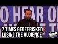 7 Times Geoff Risked Losing The Audience | Geoff Norcott