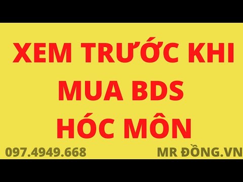 Video REVIEW BẤT ĐỘNG SẢN HÓC MÔN MỚI NHẤT| MUỐN MUA NHÀ ĐẤT... - youtube