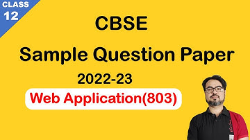 class 12 web app sample paper 2022 23
