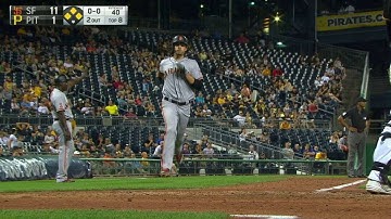 SF@PIT: Gillaspie hits an RBI single into right field