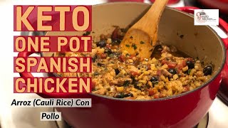 This week we bring you another delicious ketofied recipe; dish was
inspired by the classic latin arroz con pollo which means rice (arroz)
with chic...