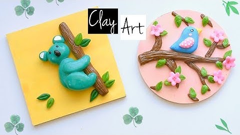 3D Clay Art | Clay Art Tutorial | Air dry clay crafts | DIY clay animals easy
