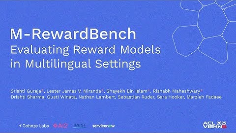 M-RewardBench: Evaluating Reward Models in Multilingual Settings (ACL 2025 Main)