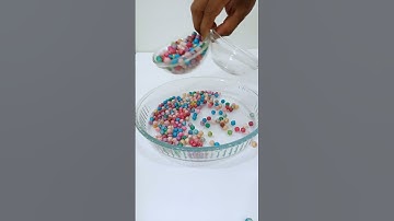 Very Satisfying and Relaxing, ASMR Beads Reverse Video, Drop and Rewind