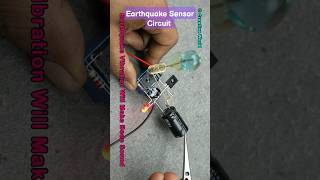 Homemade Earthquake Sensor Circuit 🤑🤑🤑 #earthquake #sensor #electronics_project #project #circuit