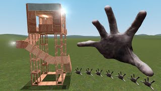 Scary Hand Nextbot Vs Towers In Garry's Mod