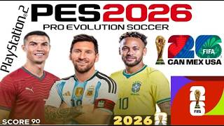 PES2026 World Cup 2026 Oficial PS2 DVD ISO PS2