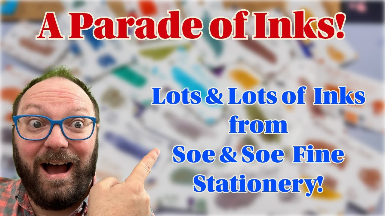 Парад чернил! Дикие чернила от Soe & Soe Fine Stationery!