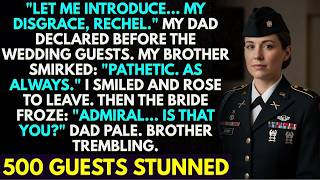 My Father Mocked Me in Front of 500 Guests — Until the Bride Said: Admiral… Is That You
