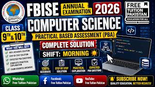 9th & 10th Computer Science PBA Leaked 🔥 | FBISE Morning 2026