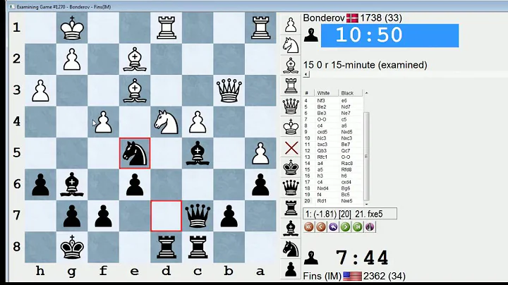 Standard Chess #51: Bonderov vs. IM Bartholomew (Caro-Kann Defense)