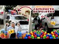 LLENO LA CAMIONETA CON MILES DE PELOTAS DE COLORES 😱 Broma a JD PANTOJA | El súper trucha