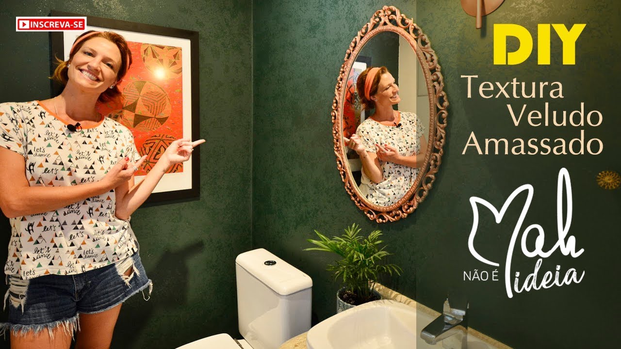 Como Fazer a Textura Veludo Amassado | Não é Mah Ideia