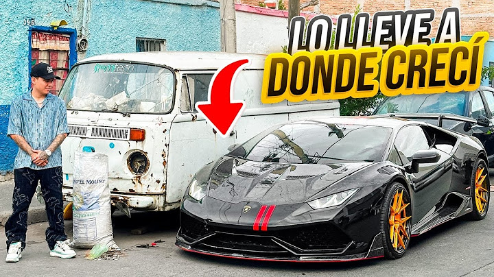 I TOOK MY LAMBORGHINI TO THE NEIGHBORHOOD WHERE I GREW UP FOR THIS NEW PROJECT😱 | ManuelRivera11