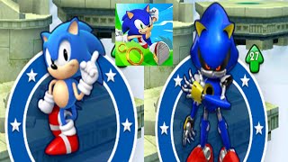 Sonic Dash - Endless Running & Racing Game - ROBO SONIC VS BABY SONIC  - All Characters Unlocked screenshot 5