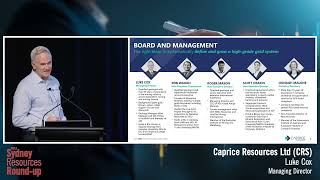 Caprice Resources Ltd - RIU Sydney Resources Round-up 2026