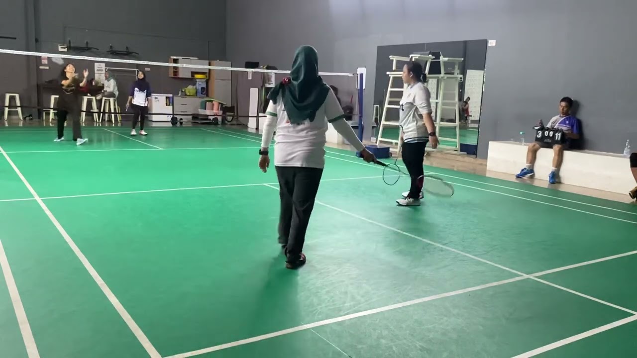 Alitha / Dedeph vs Unge / Elsa Mabar Badminton di Sobat Sport