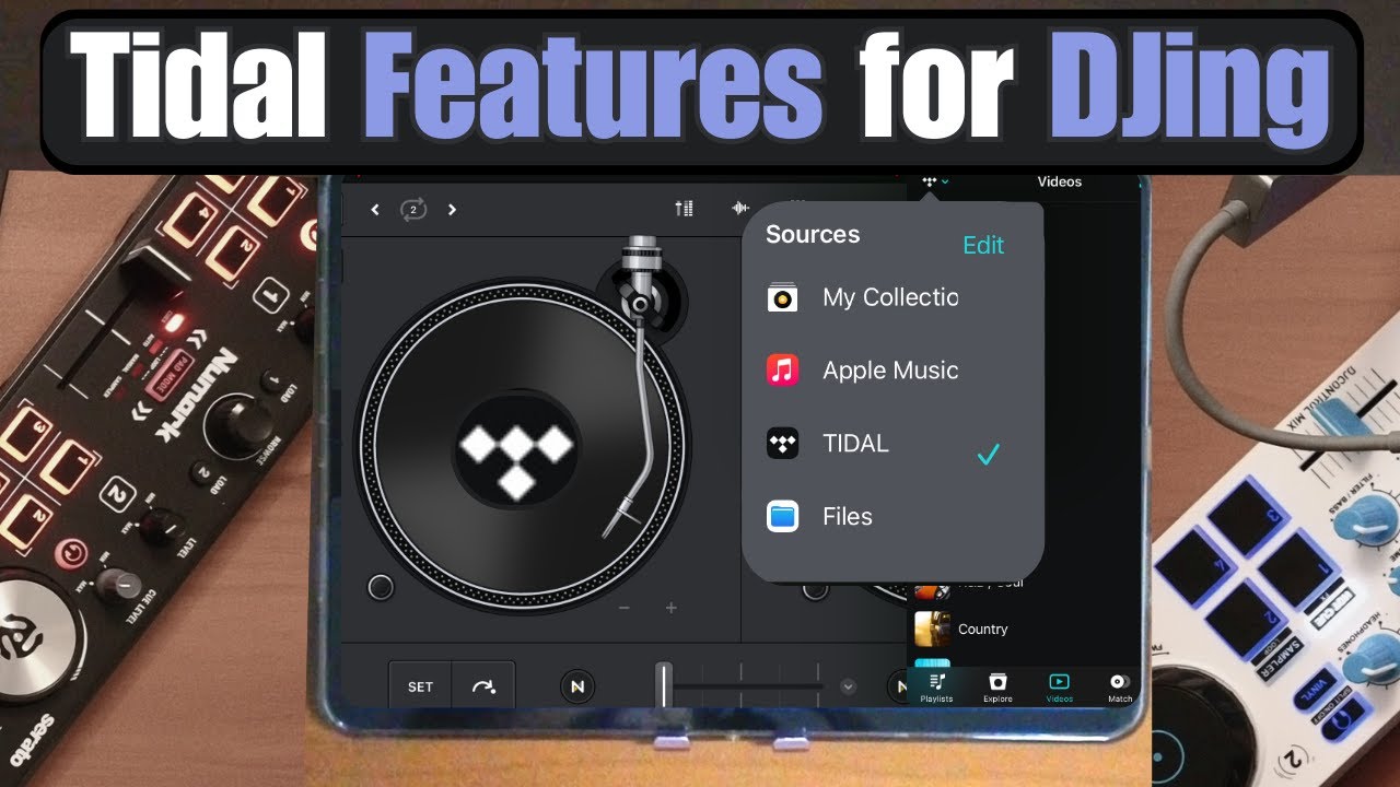 Tidal Unity Best Tidal Features for DJing - YouTube