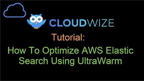How to optimize elastic search on AWS using the UltraWarm feature
