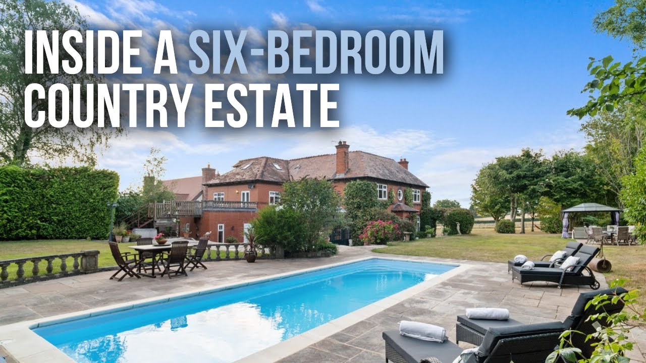 Inside a £1.4 Million Country Estate with a Swimming Pool in Cheshire| Property Tour
