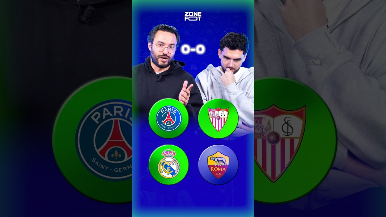 ON DOIT trouver un MAX DE JOUEURS PASSÉS par… 🥁⚽️ #footballshorts #ucl #psg