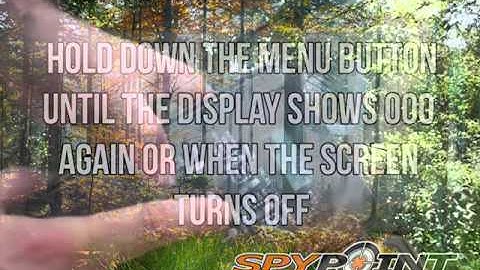 SPYPOINT Firmware Update