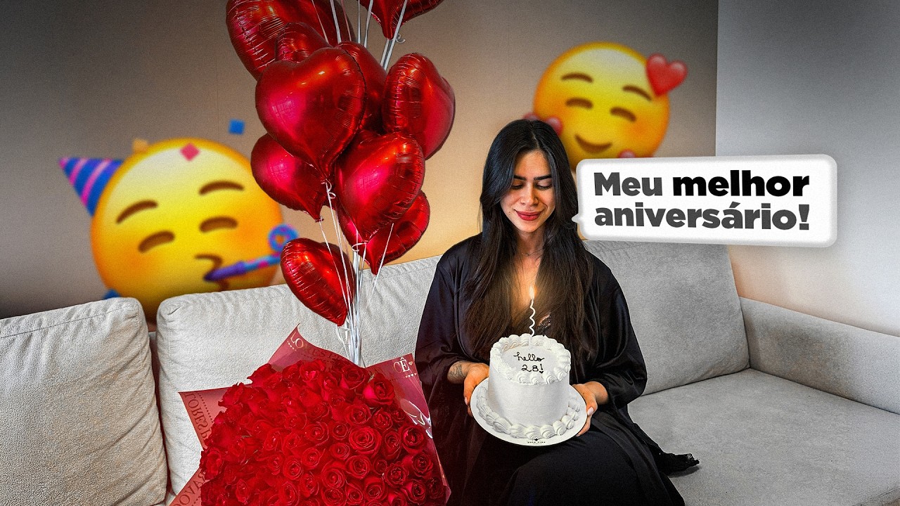 FIZ UM JANTAR DE ANIVERSÁRIO 🎁