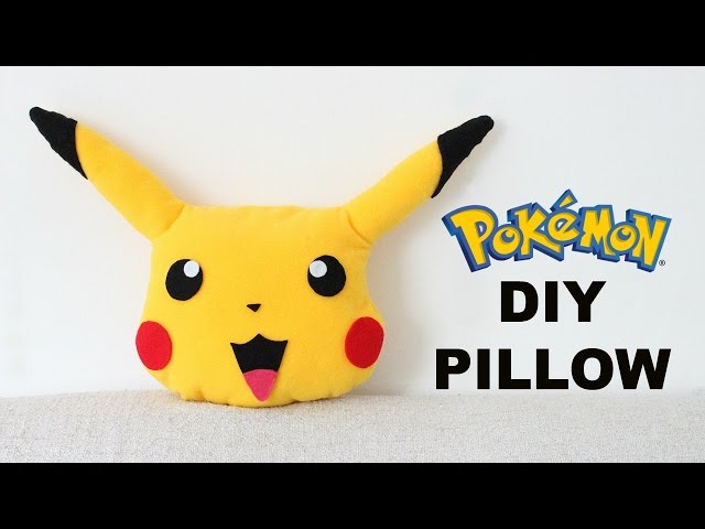 WHERE'S PIKACHU NOW?? DIY Pikachu Pillow | Pokemon Pillow | Fun