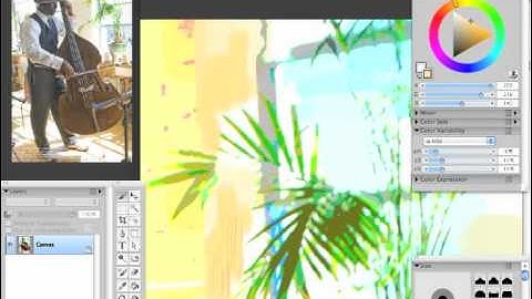 Jeremy Sutton - A Jazz Portrait - Shelby Photo Painting.mov